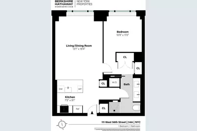 111 W 56th Street #34A, New York, NY 10019 - Photo 10