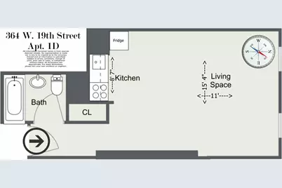364 W 19th Street #1D, New York City, NY 10011 - Photo 14