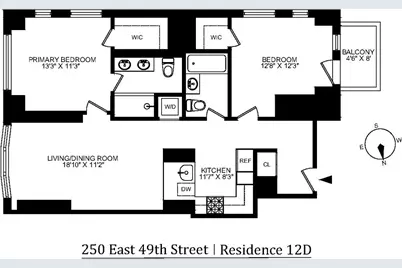 250 E 49th Street #12D, New York City, NY 10017 - Photo 10