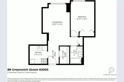 88 Greenwich Street #2003, New York City, NY 10006 - Photo 1