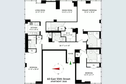 60 E 55th Street #38AB, New York, NY 10022 - Photo 28