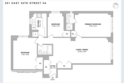 201 E 36th Street #5A, New York, NY 10016 - Photo 10
