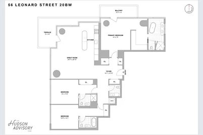 56 Leonard Street #20BWEST, New York, NY 10013 - Photo 16