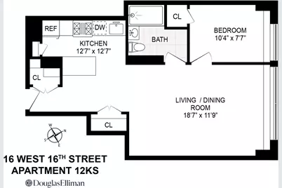 16 W 16th Street #12KS, New York City, NY 10011 - Photo 8