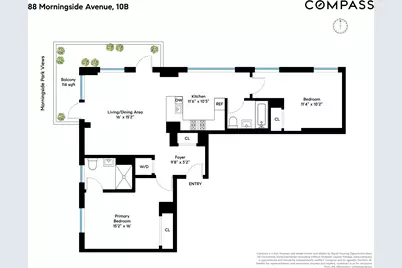 88 Morningside Avenue #10B, New York City, NY 10027 - Photo 14