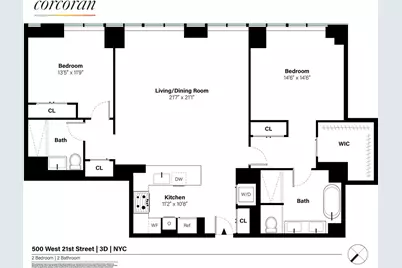 500 W 21st Street #3D, New York, NY 10011 - Photo 16