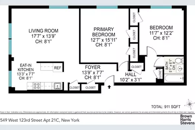 549 W 123rd Street #21C, New York, NY 10027 - Photo 10