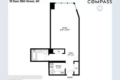 35 E 38th Street #6D, New York City, NY 10016 - Photo 10