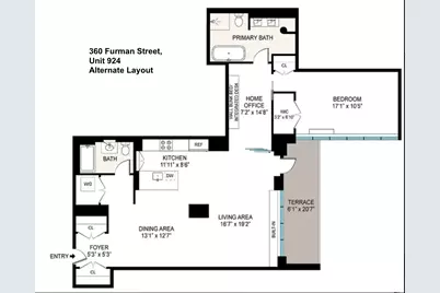 360 Furman Street #924, Brooklyn, NY 11201 - Photo 20