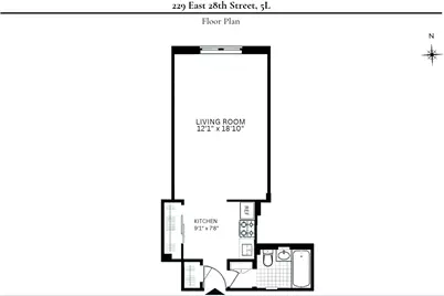 229 E 28th Street #5L, New York City, NY 10016 - Photo 6