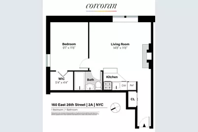 160 E 26th Street #2A, New York City, NY 10010 - Photo 10