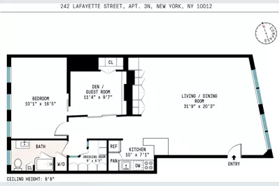 242 Lafayette Street #3N, New York, NY 10012 - Photo 8