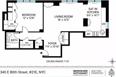 340 E 80th Street #21E, New York City, NY 10075 - Photo 8
