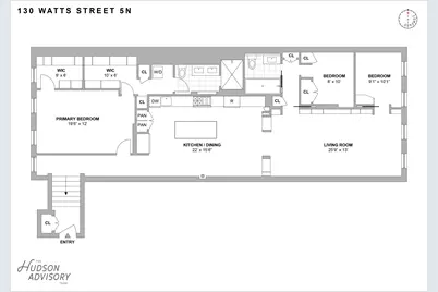 130 Watts Street #5N, New York City, NY 10013 - Photo 12