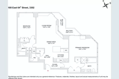 188 E 64th Street #3302, New York, NY 10065 - Photo 14