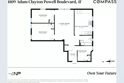 1809 Adam Clayton Powell Jr Boulevard #1F, New York City, NY 10026 - Photo 16