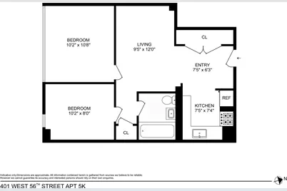 401 W 56th Street #5K, New York, NY 10019 - Photo 6