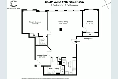 40 W 17th Street #5A, New York City, NY 10011 - Photo 8