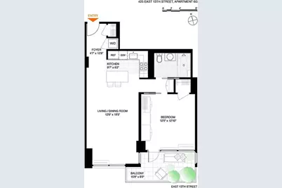 425 E 13th Street #6G, New York City, NY 10009 - Photo 6