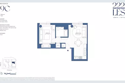 222 E Broadway #9C, New York City, NY 10002 - Photo 1