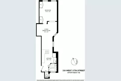 330 W 17th Street #4E, New York City, NY 10011 - Photo 8