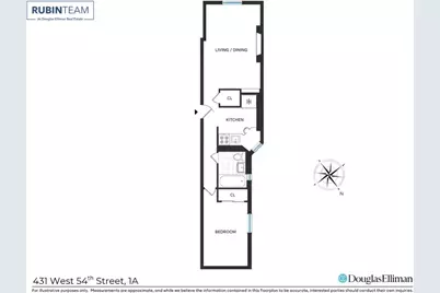 431 W 54th Street #1A, New York City, NY 10019 - Photo 2