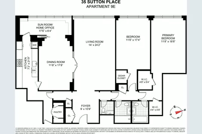 35 Sutton Place #9E, New York, NY 10022 - Photo 24