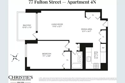 77 Fulton Street #4N, New York City, NY 10038 - Photo 12