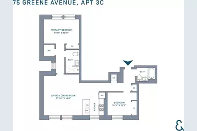 75 Greene Avenue #3-C, New York City, NY 11238 - Photo 16
