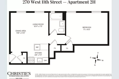 270 W 11th Street #2H, New York, NY 10014 - Photo 8