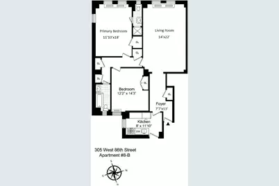305 W 86th Street #8B, New York, NY 10024 - Photo 12