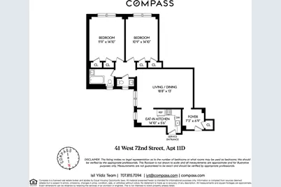 41 W 72nd Street #11D, New York, NY 10023 - Photo 8