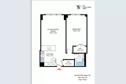 201 E 25th Street #12E, New York, NY 10010 - Photo 10