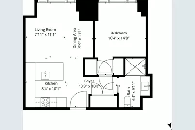 111 W 56th Street #35G, New York, NY 10019 - Photo 12
