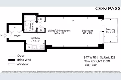 347 W 57th Street #12E, New York City, NY 10019 - Photo 12