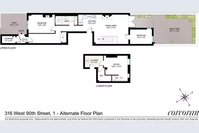 316 W 90th Street #1, New York, NY 10024 - Photo 10