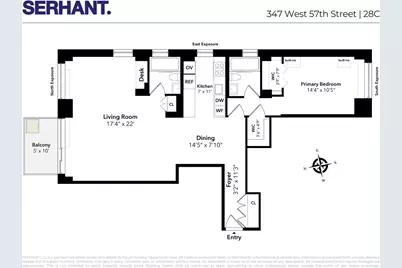 347 W 57th Street #28C, New York, NY 10019 - Photo 14