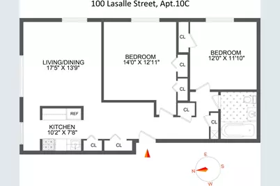 100 La Salle Street #10C, New York City, NY 10027 - Photo 1