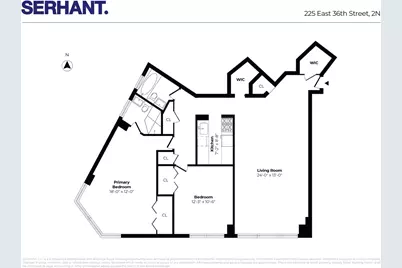 225 E 36th Street #2N, New York City, NY 10016 - Photo 1