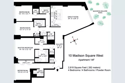 10 Madison Square W #14F, New York City, NY 10010 - Photo 1