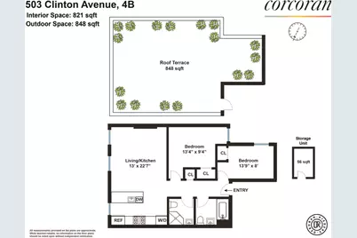 503 Clinton Avenue #4B, New York City, NY 11238 - Photo 1