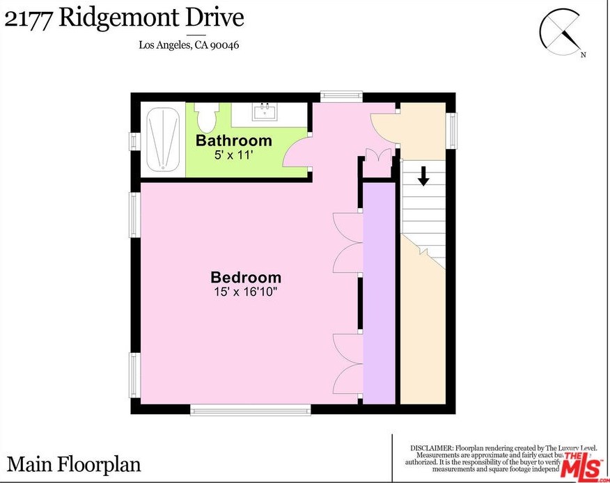 2177 Ridgemont Dr, Los Angeles CA  90046-1839 exterior