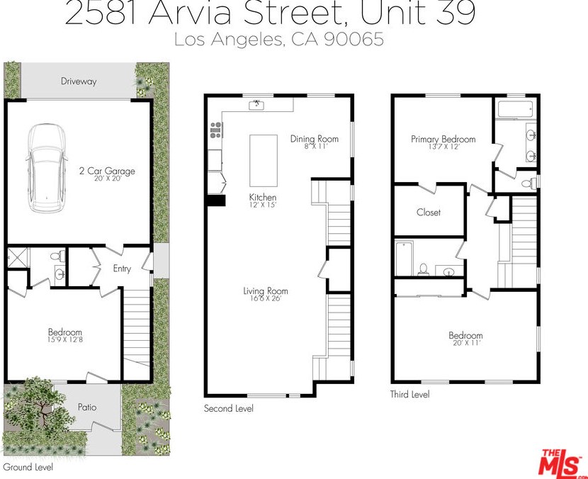 2581 Arvia St, Los Angeles CA  90065 exterior