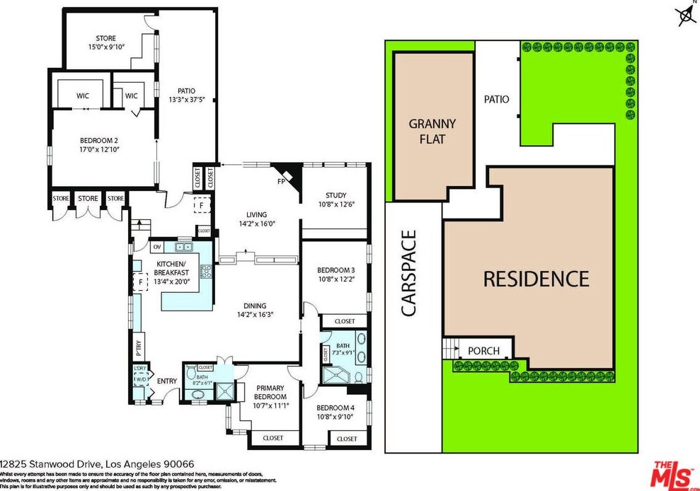 12825 Stanwood Dr, Los Angeles CA  90066-1739 exterior