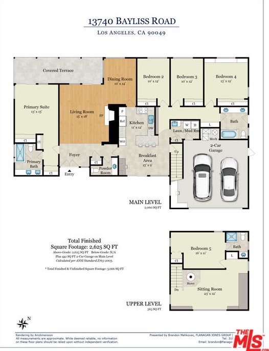 13740 Bayliss Rd, Los Angeles CA  90049-1215 exterior