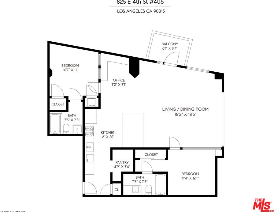 825 4th St, Los Angeles CA  90013-1801 exterior