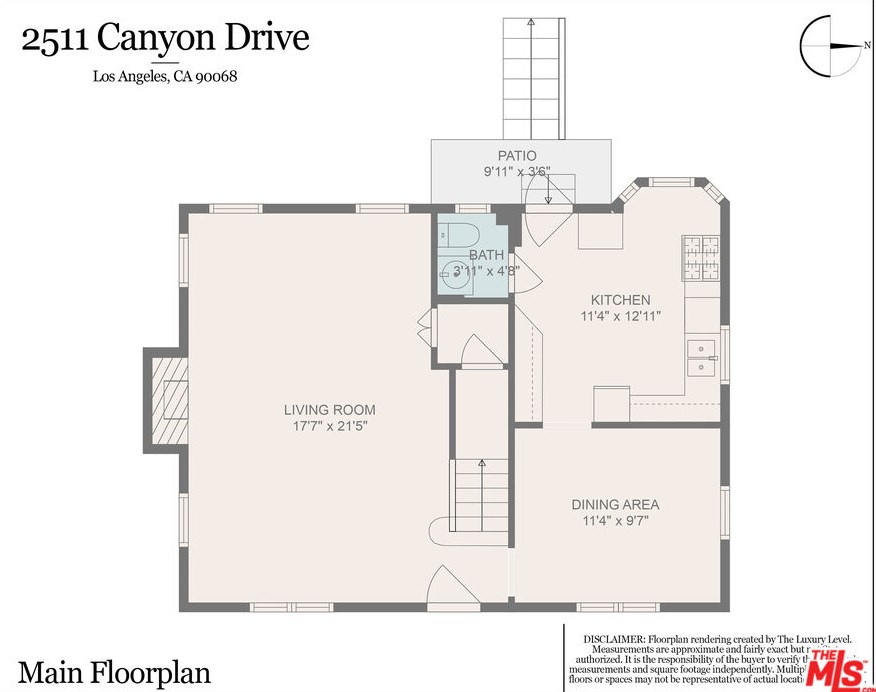 2511 Canyon Dr, Los Angeles CA  90068-2415 exterior