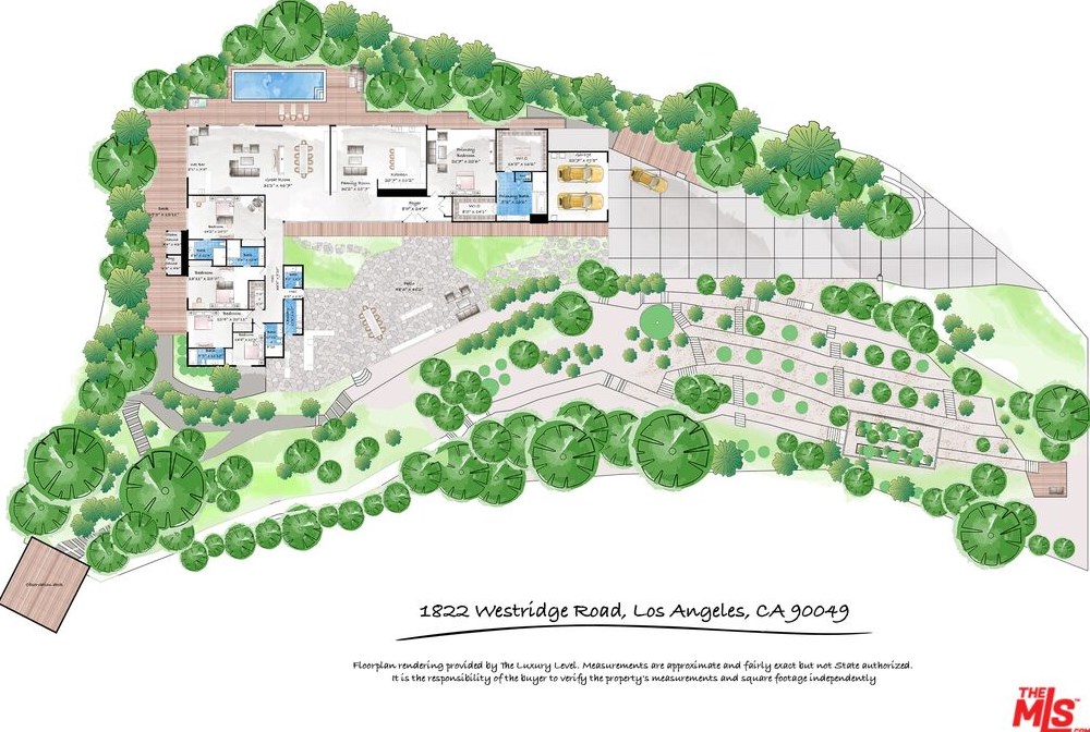 1822 Westridge Rd, Los Angeles CA  90049-1231 exterior