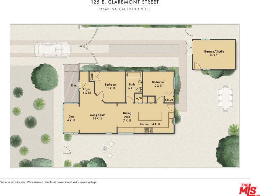 125 Claremont St, Pasadena CA  91103-2637 exterior