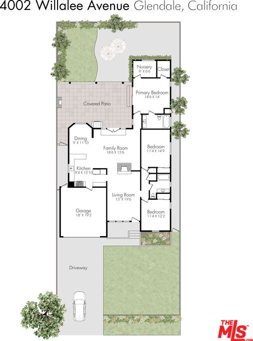 4002 Willalee Ave, Glendale CA  91214-3235 exterior